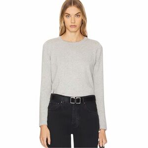 Rails Cotton Cashmere Long Sleeve Heather Grey Sweater Women's Large